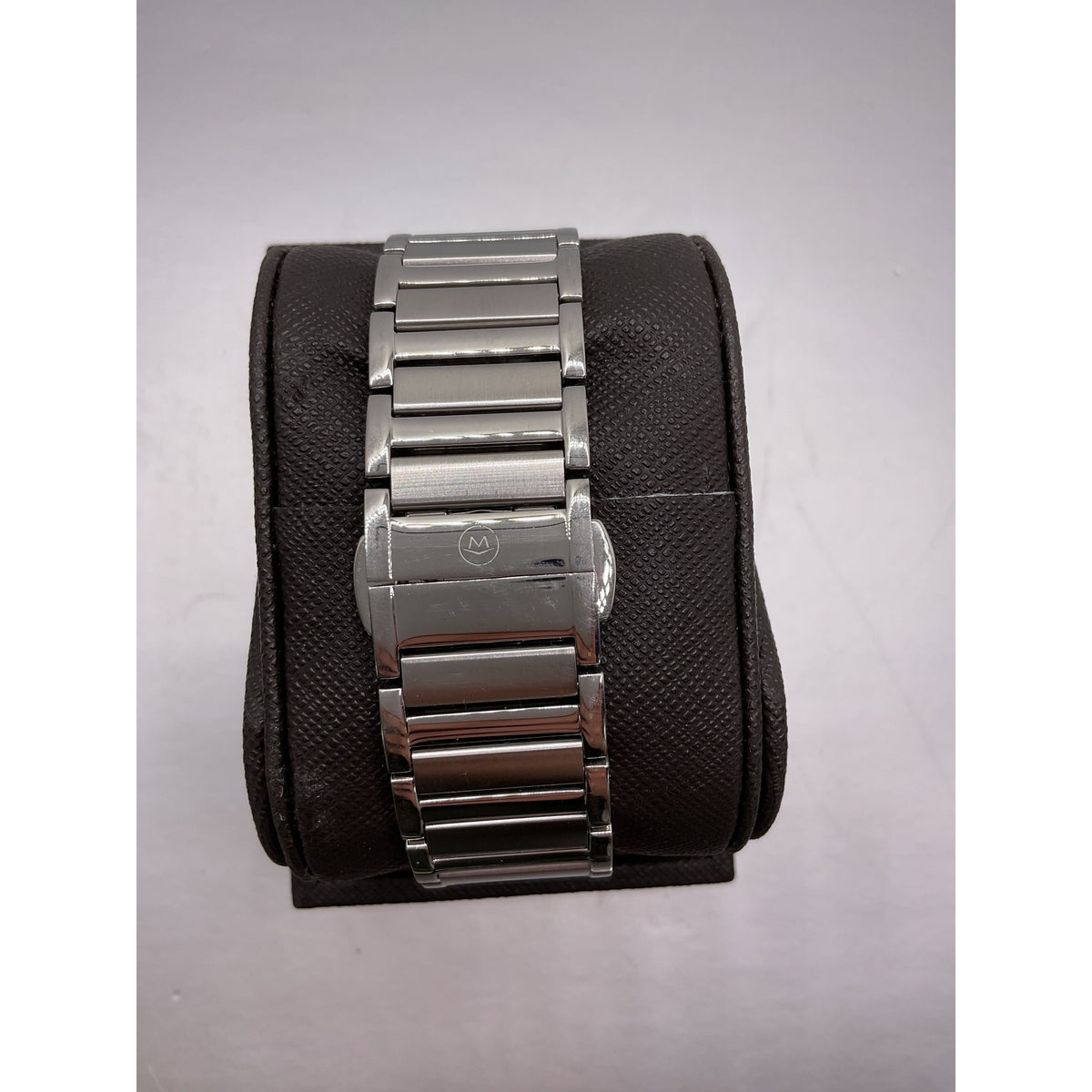 Movado Men's UltraSlim Blue Dial Stainless Steel Bracelet Watch 0607168