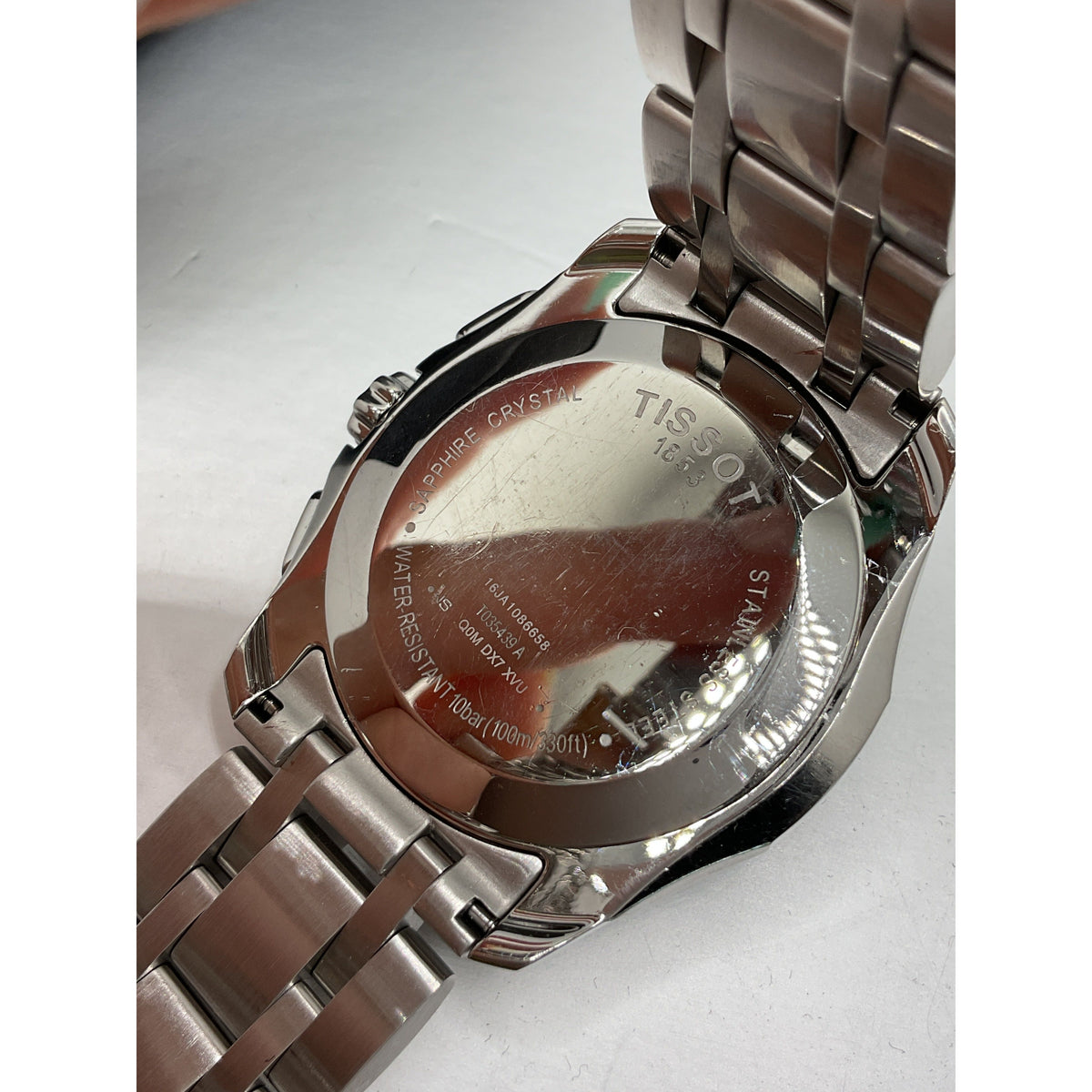 Tissot Men's GMT Couturier Black Dial Stainless Steel Watch T035.439.11.051.00