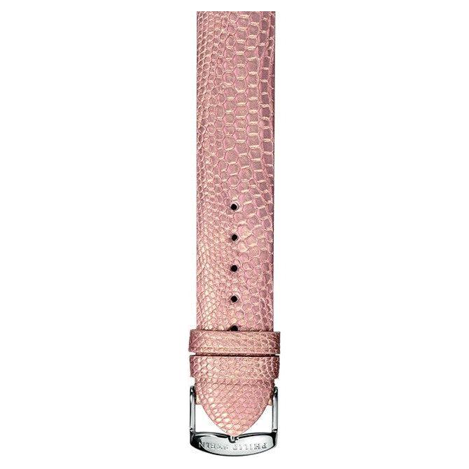 Philip Stein Light Pink Gold Wash Lizard Teju Watch Band 2  display picture 3