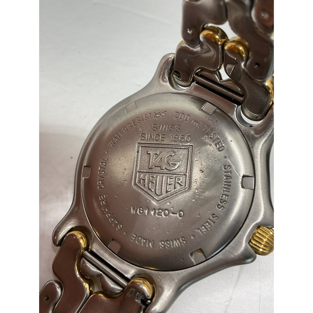 Tag Heuer Professional Men's Gray Dial Two Tone Stainless Steel Watch WG1120-0