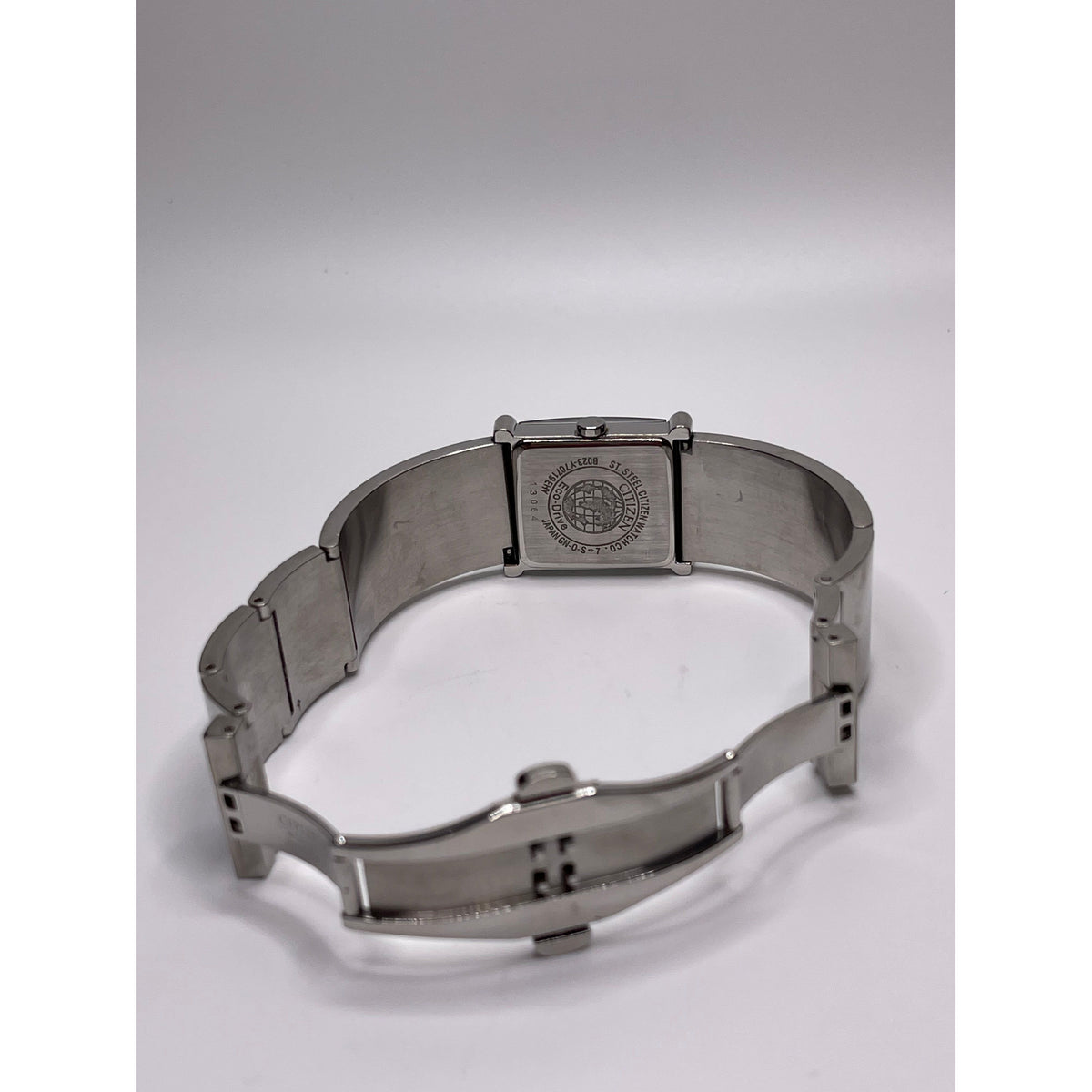 Citizen Eco-Drive Ladies Black Dial Stainless Steel Quartz Watch 130648