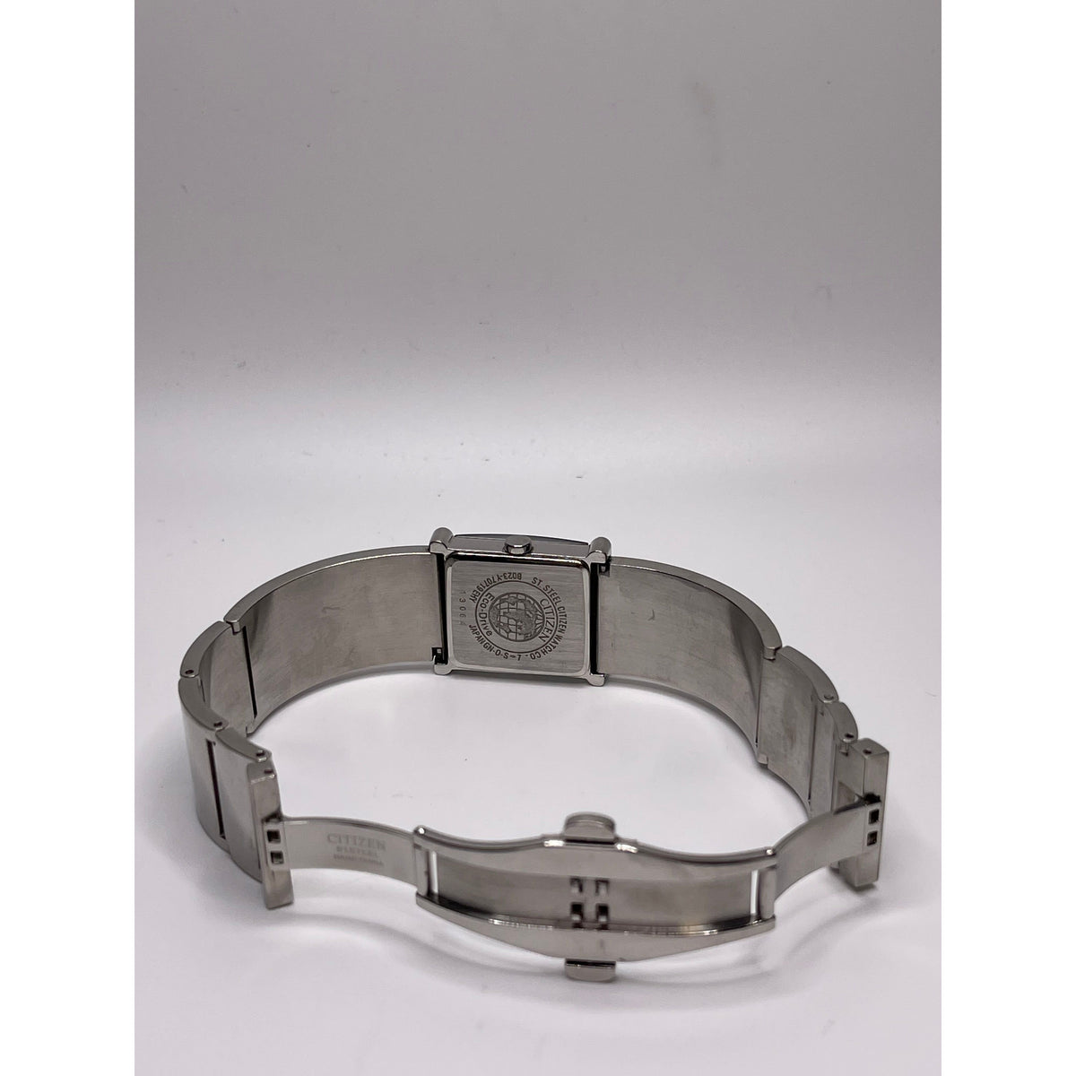 Citizen Eco-Drive Ladies Black Dial Stainless Steel Quartz Watch 130648