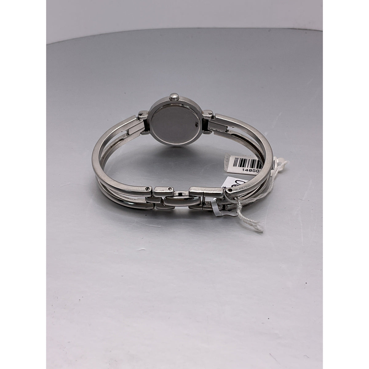 Movado Harmony Ladies Black Dial Stainless Steel Bangle Bracelet Watch 0604428-1