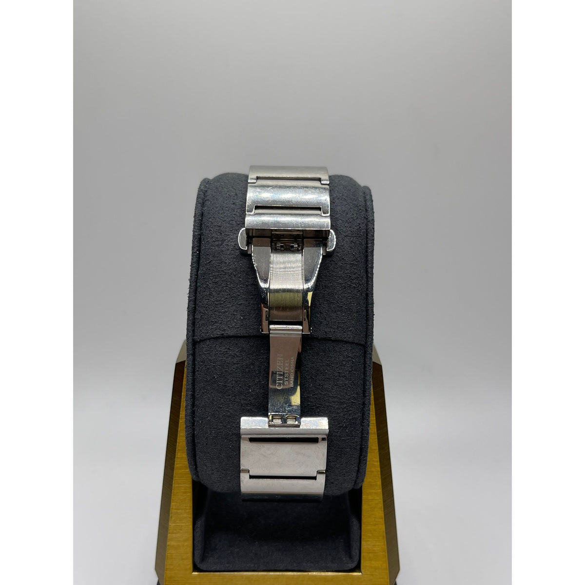 Citizen Eco-Drive Ladies Black Dial Stainless Steel Quartz Watch 130648