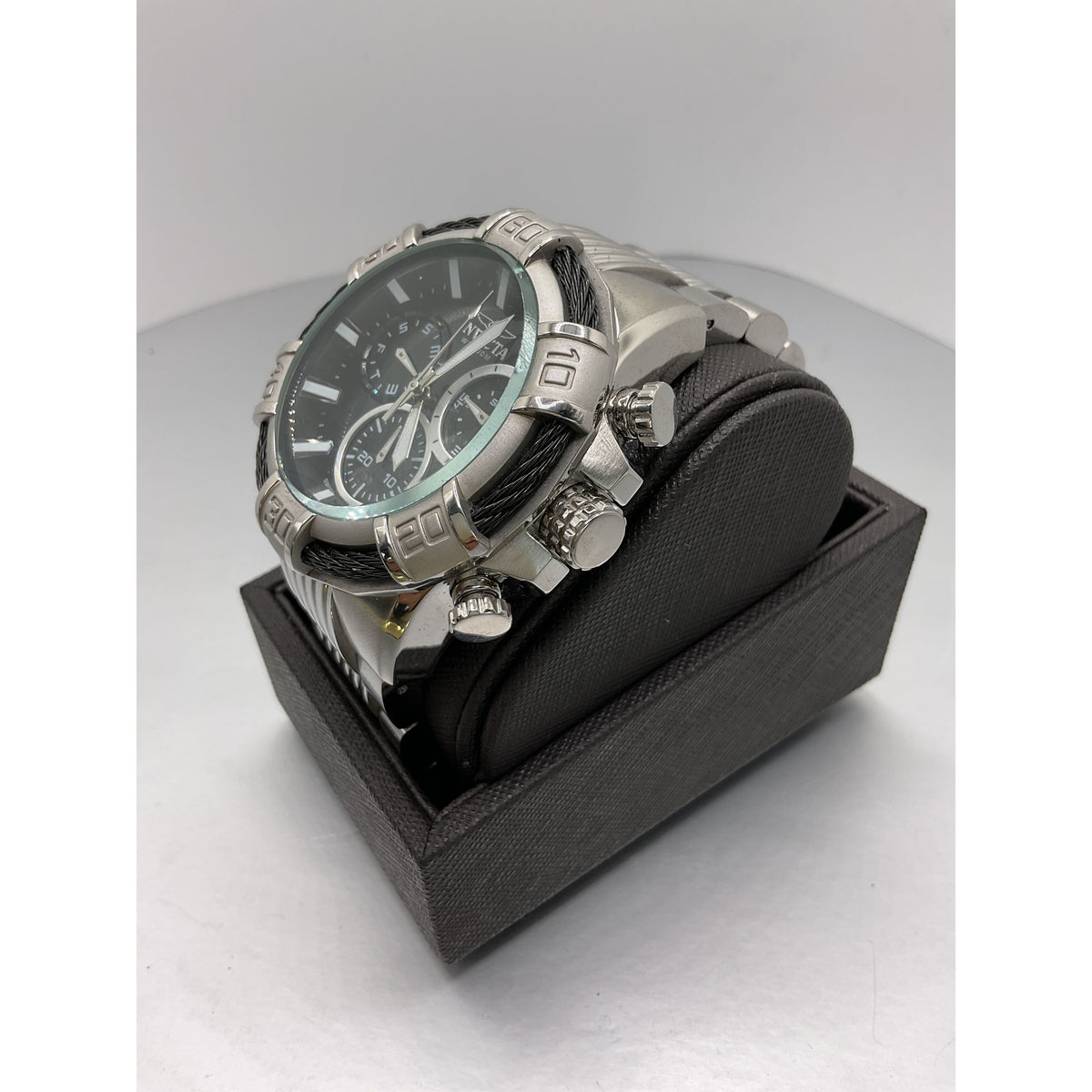 Invicta Men's BOLT Black Dial Stainless Steel Bracelet Watch IN25862 / 25862