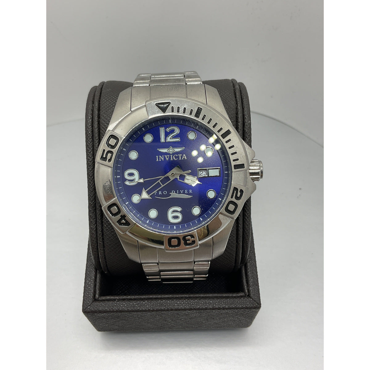 Invicta Men's Blue Dial Pro Diver Stainless Steel Band Watch IN0443 / 0443