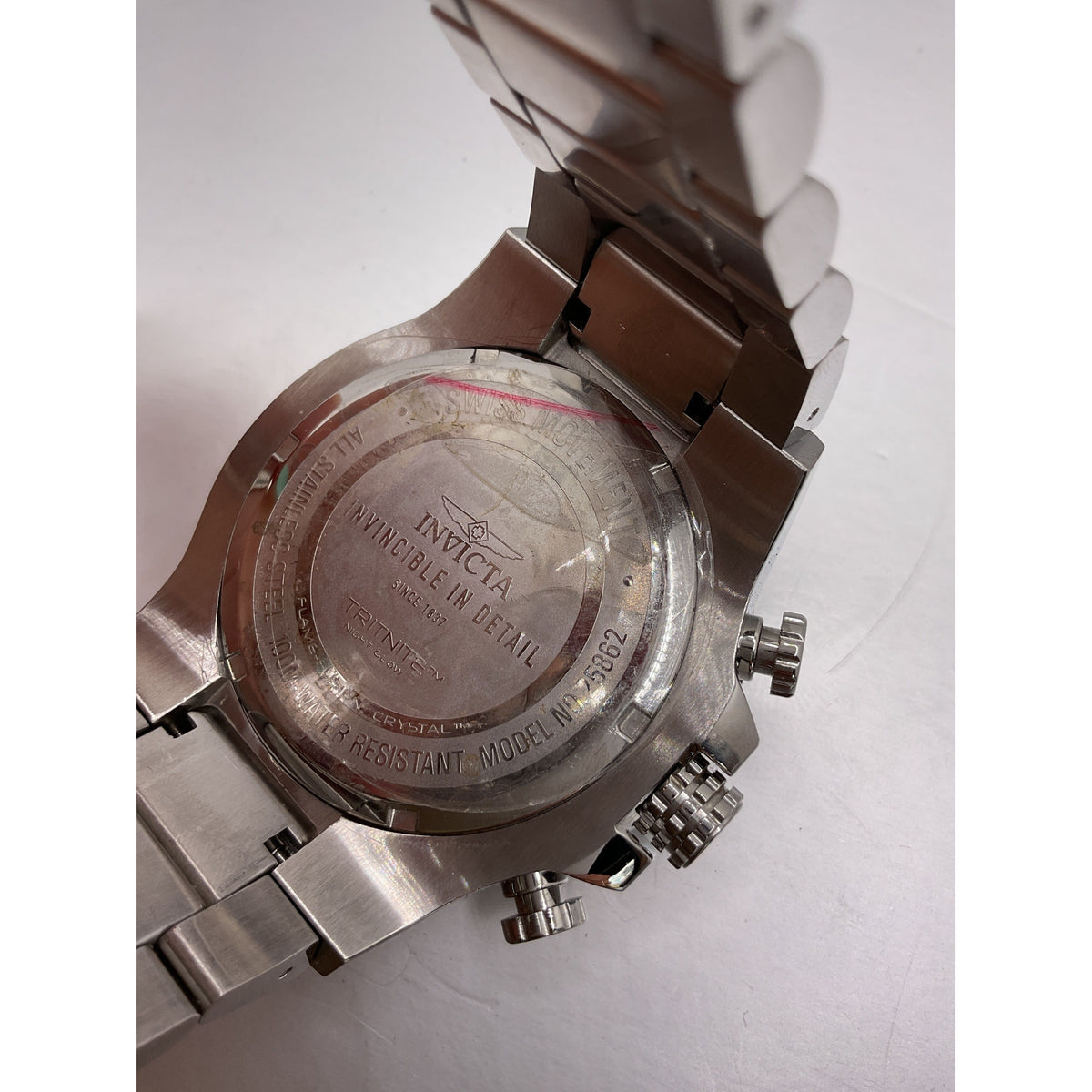 Invicta Men's BOLT Black Dial Stainless Steel Bracelet Watch IN25862 / 25862