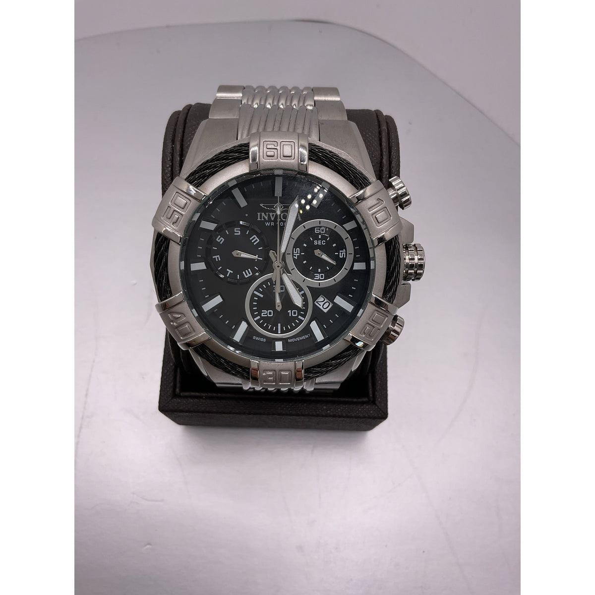 Invicta Men's BOLT Black Dial Stainless Steel Bracelet Watch IN25862 / 25862