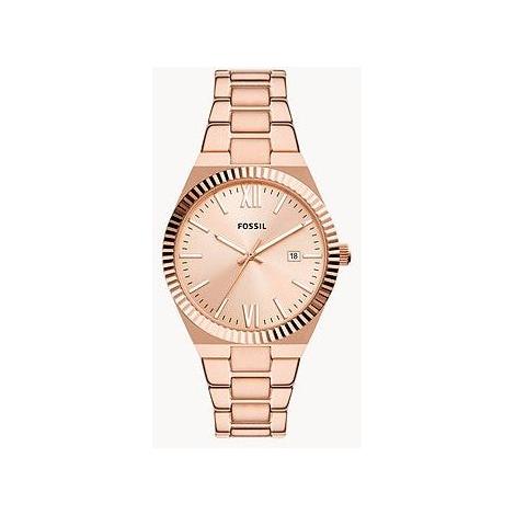 Fossil Women\'s Scarlette Rose Gold Scarlette Three-Hand Day-Date Rose Gold-Tone Stainless Steel  main image 2