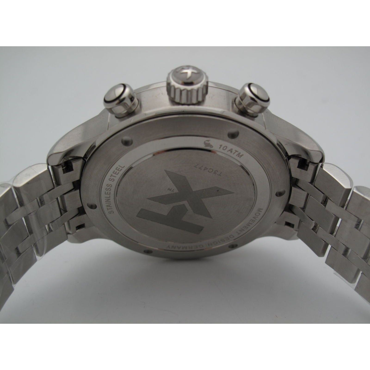 Timex TX Men's World Time Airport Lounge Stainless Steel Black Dial Watch T3C477