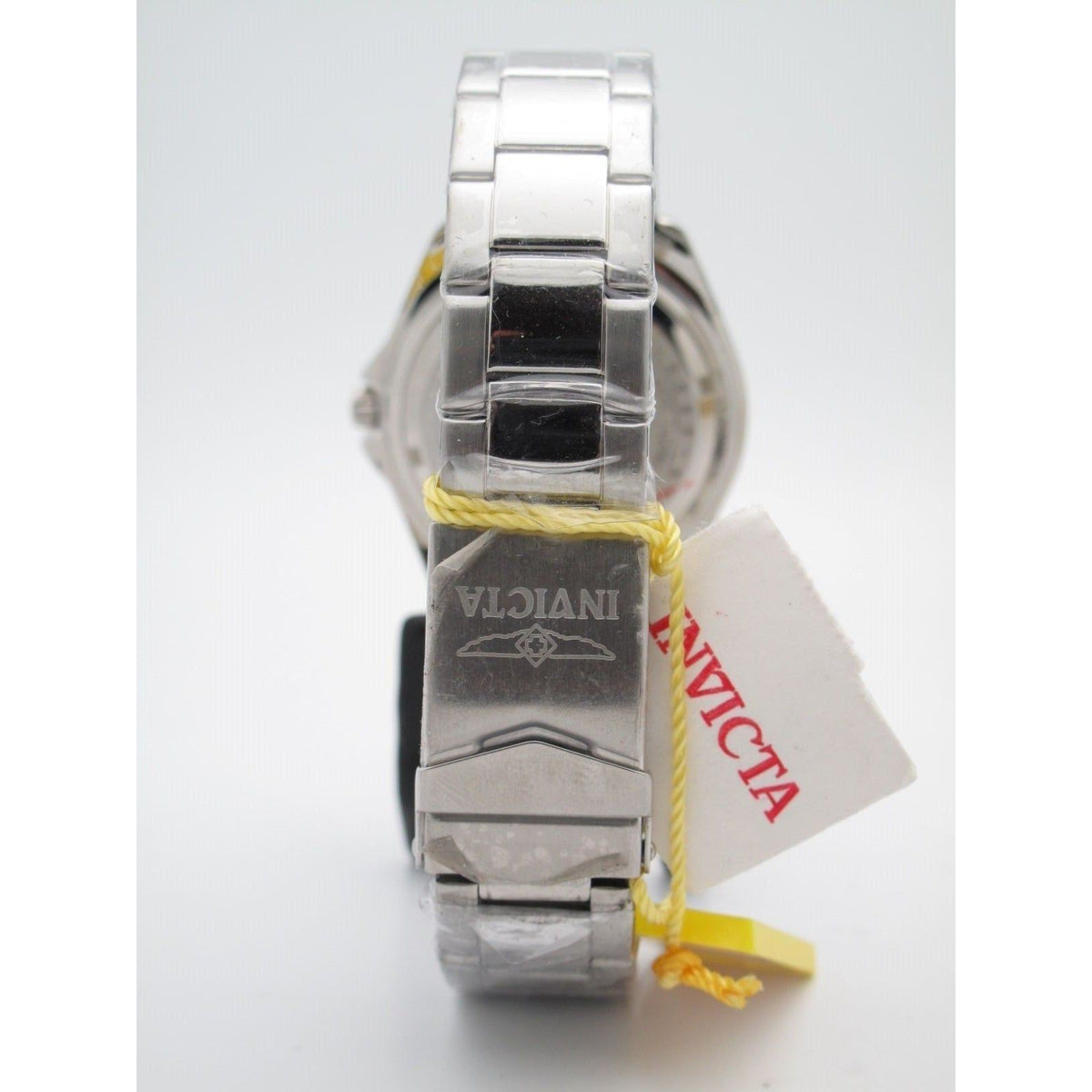 Invicta 10 Year Battery Men's Stainless Steel Black Dial Watch 3867