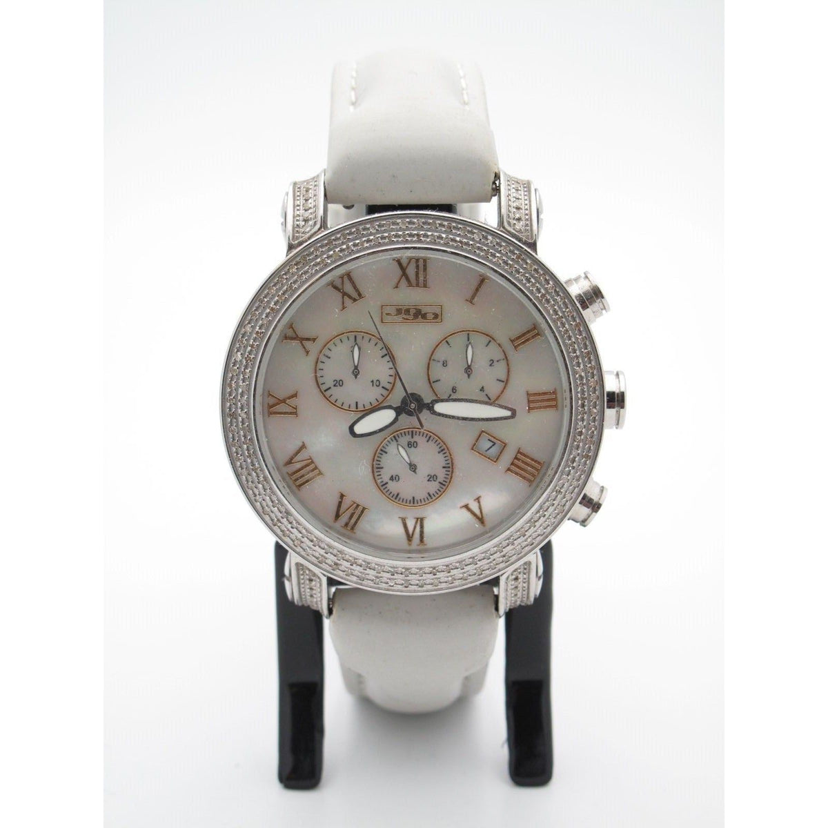 JoJo Classic Men's Stainless Steel 2.00CT Diamonds Chronograph JCL-03597 Watch