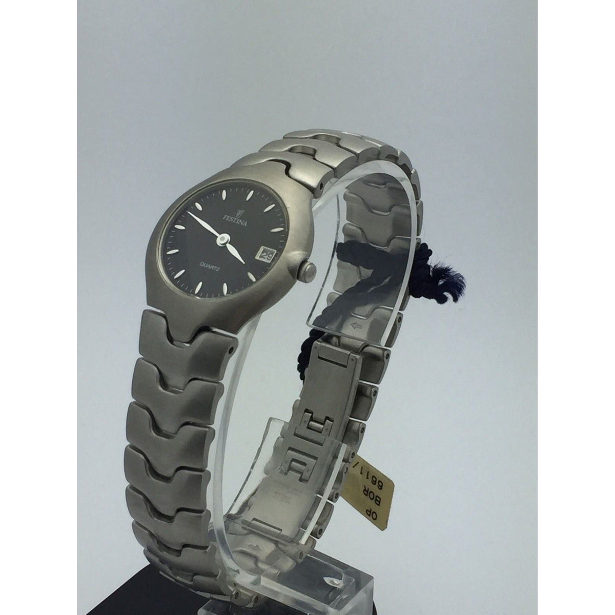 Festina Ladies Black Dial Stainless Date 30M Registered Model Watch 6611/4