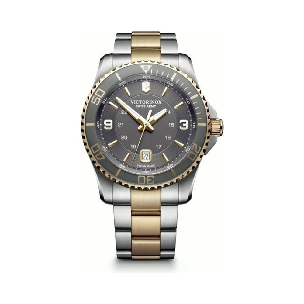 HRM様 Victorinox Maverick Grey Dial Two-tone Men's Watch 241825