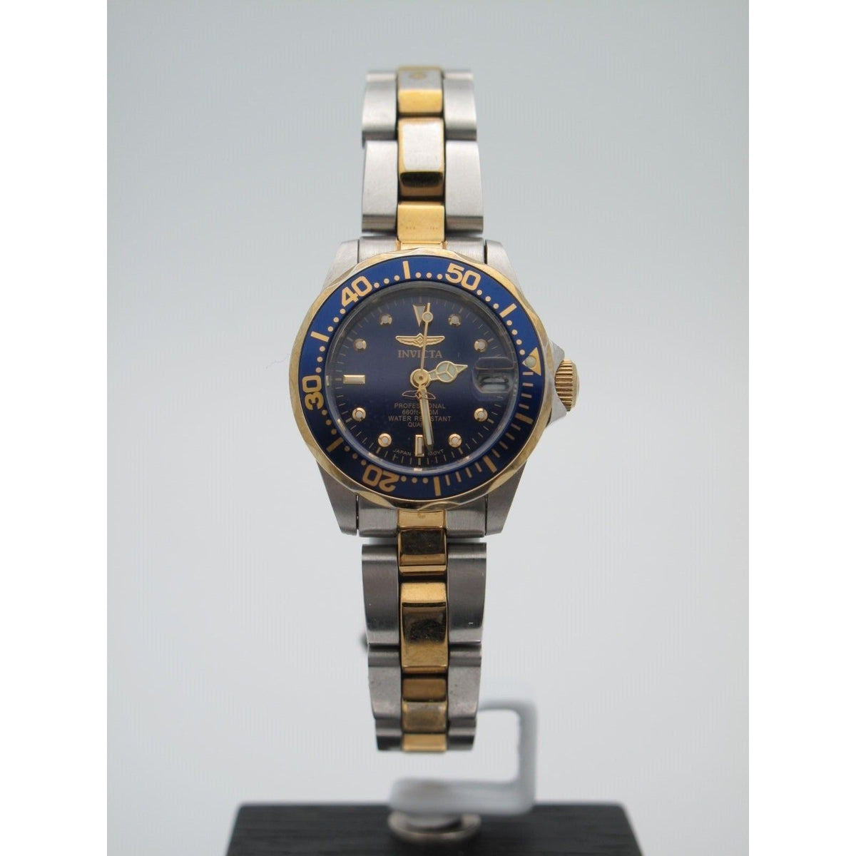 Invicta Ladies Professional Two-Tone Stainless Steel Navy Blue Dial Watch 8942A