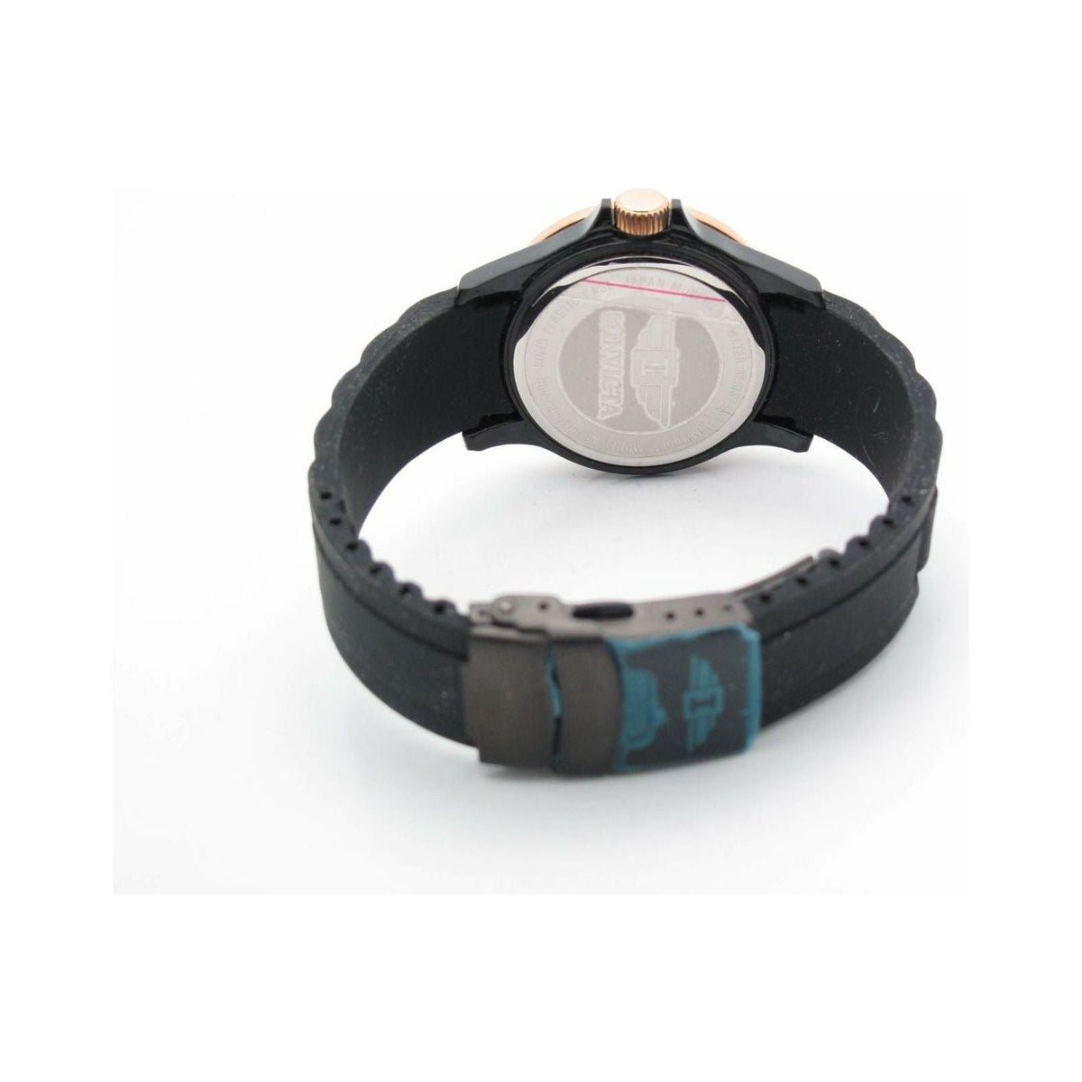 Invicta Ladies Rose Gold Crystal Bezel Black Dial Band Watch IBI10067-009