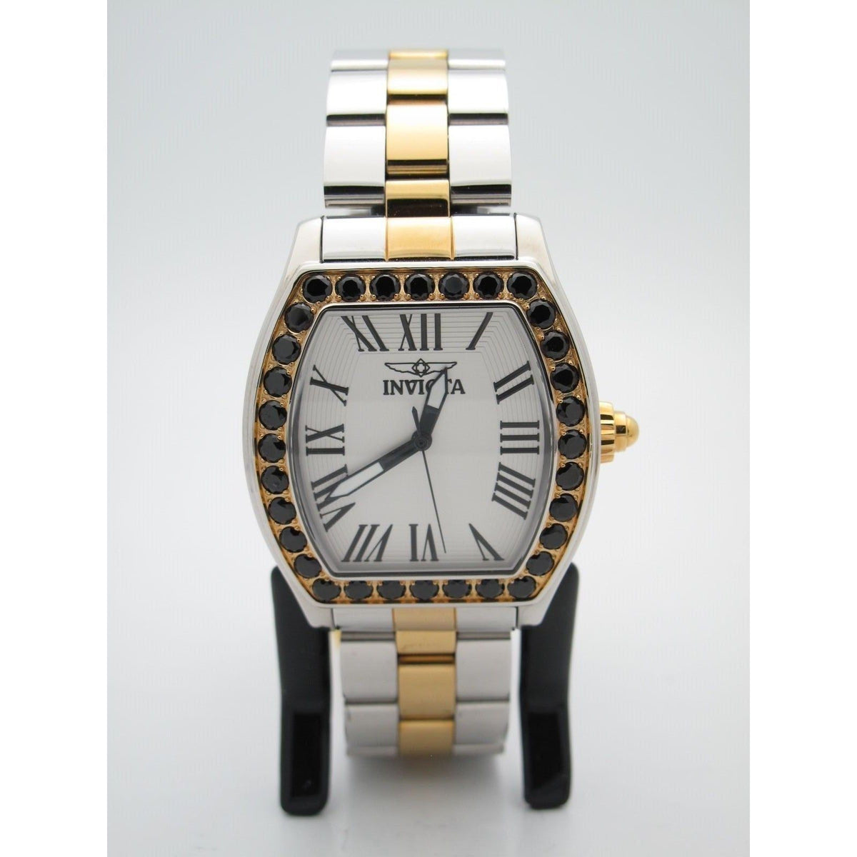 Invicta Angel Ladies Limited Edition Two-Tone Black Spinel Bezel Watch 14531