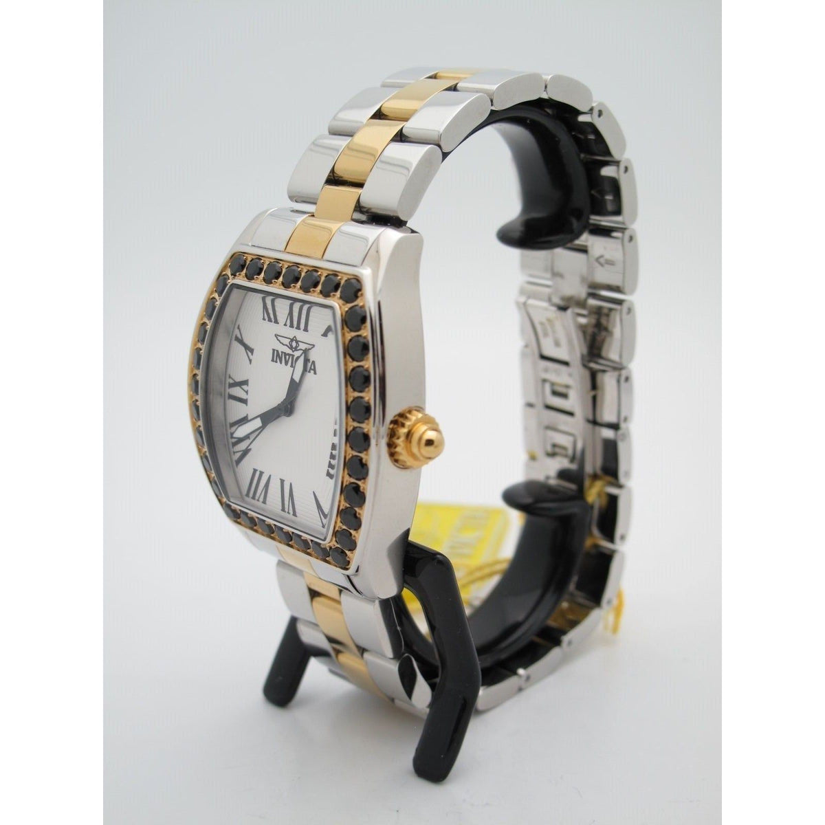 Invicta Angel Ladies Limited Edition Two-Tone Black Spinel Bezel Watch 14531