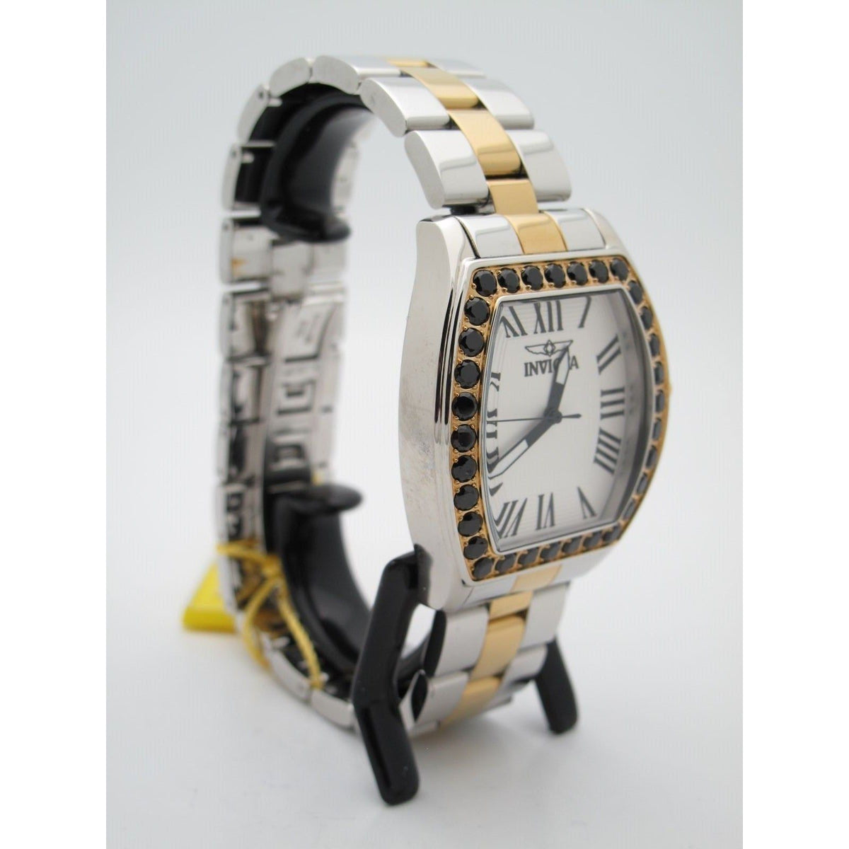 Invicta Angel Ladies Limited Edition Two-Tone Black Spinel Bezel Watch 14531