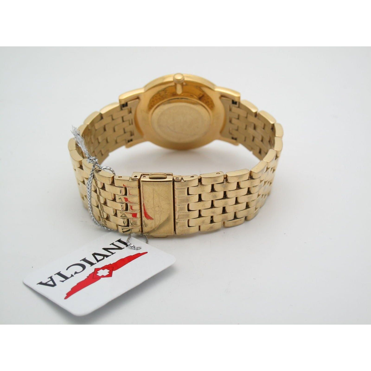 Invicta Ladies Gold-Tone Stainless Steel Mother Of Pearl Dial Watch 3609