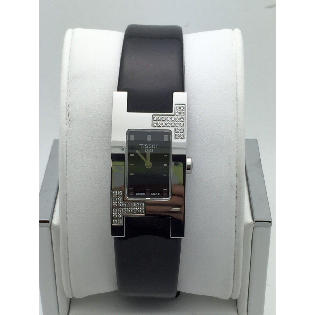 Tissot Ladies Diamonds Steel Sapphire Crystal Quartz Watch L614.111/44