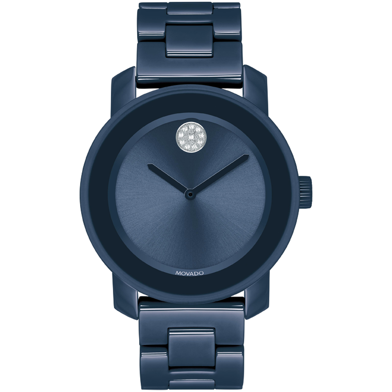 Movado bold blue discount face