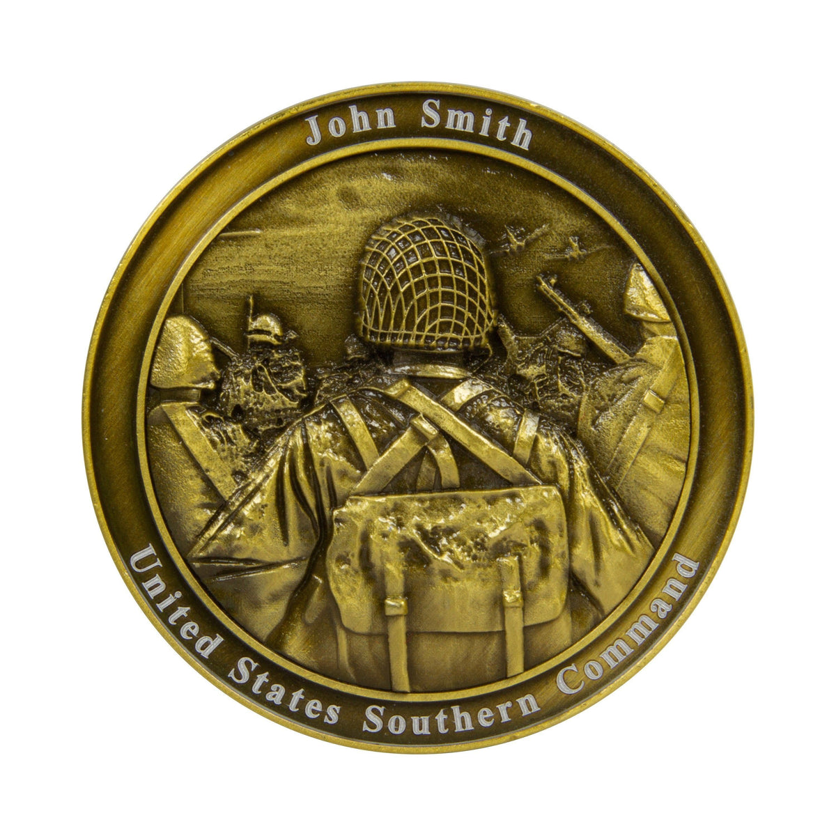 Military Challenge Coin, Engraved & Personalized!