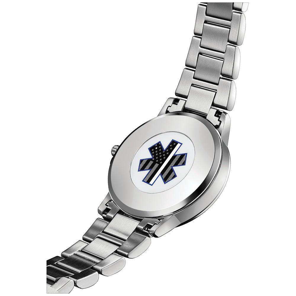 Citizen Ladies Thin White Line™ Multifunction Dial Crystal Women's Watch FD2048-55E