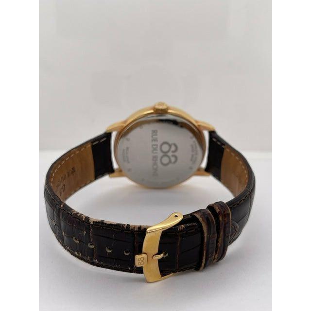 Rue Du Rhone Men's Brown Dial Brown Leather Strap Watch 87WA130013