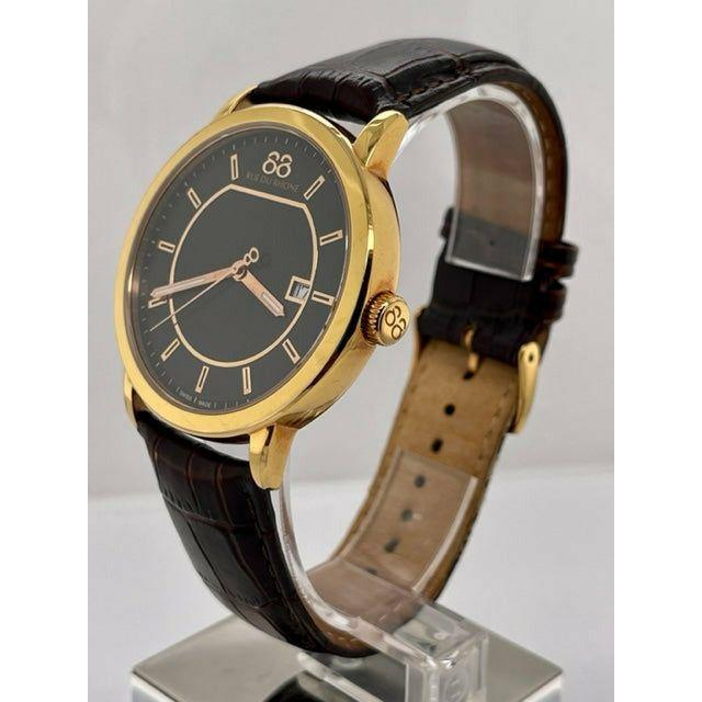 Rue Du Rhone Men's Brown Dial Brown Leather Strap Watch 87WA130013