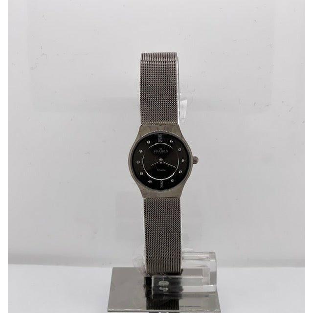 Skagen Denmark 233XSTTM Two-Hand Quartz Analog Women\'s Watch New Battery Skagen Titanium 233XSTTM Women main image 4