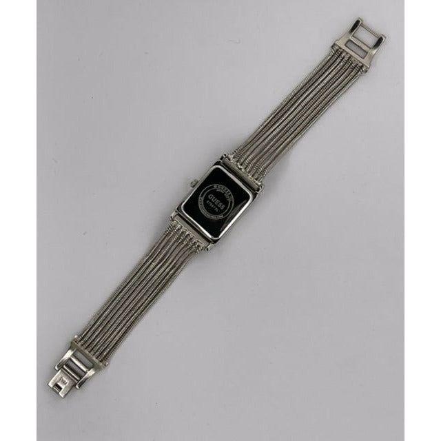 Guess Ladies Silver Tone Dial Silver Tone Bracelet Watch G75679L