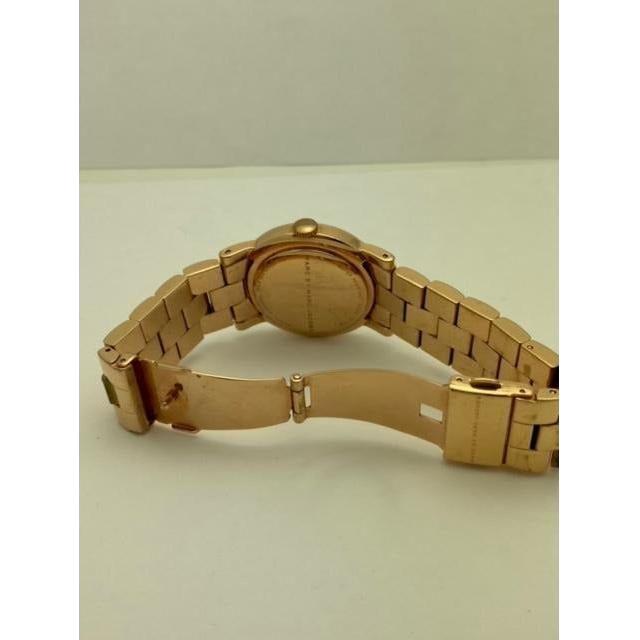 Marc Jacobs Ladies White Dial Rose Gold Stainless Steel Strap Quartz Watch MBM3077