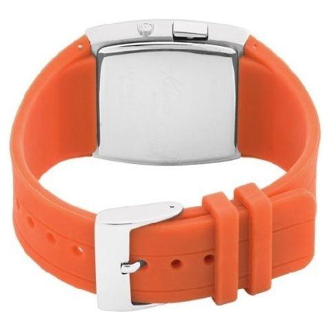 Kenneth Cole New York Men's Orange Rubber Band Digital Watch KC1663
