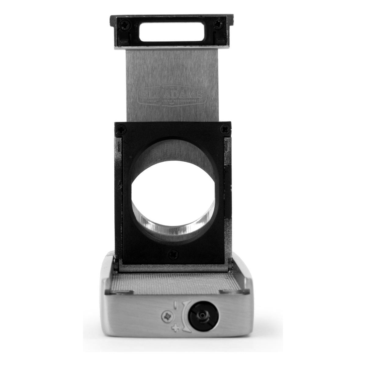 Silver Color Dual Jet Torch Lighter with Cutter Combo