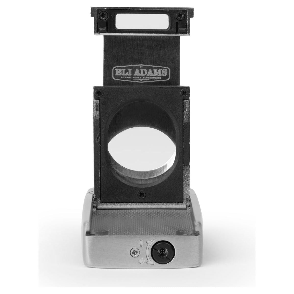 Silver Color Dual Jet Torch Lighter with Cutter Combo