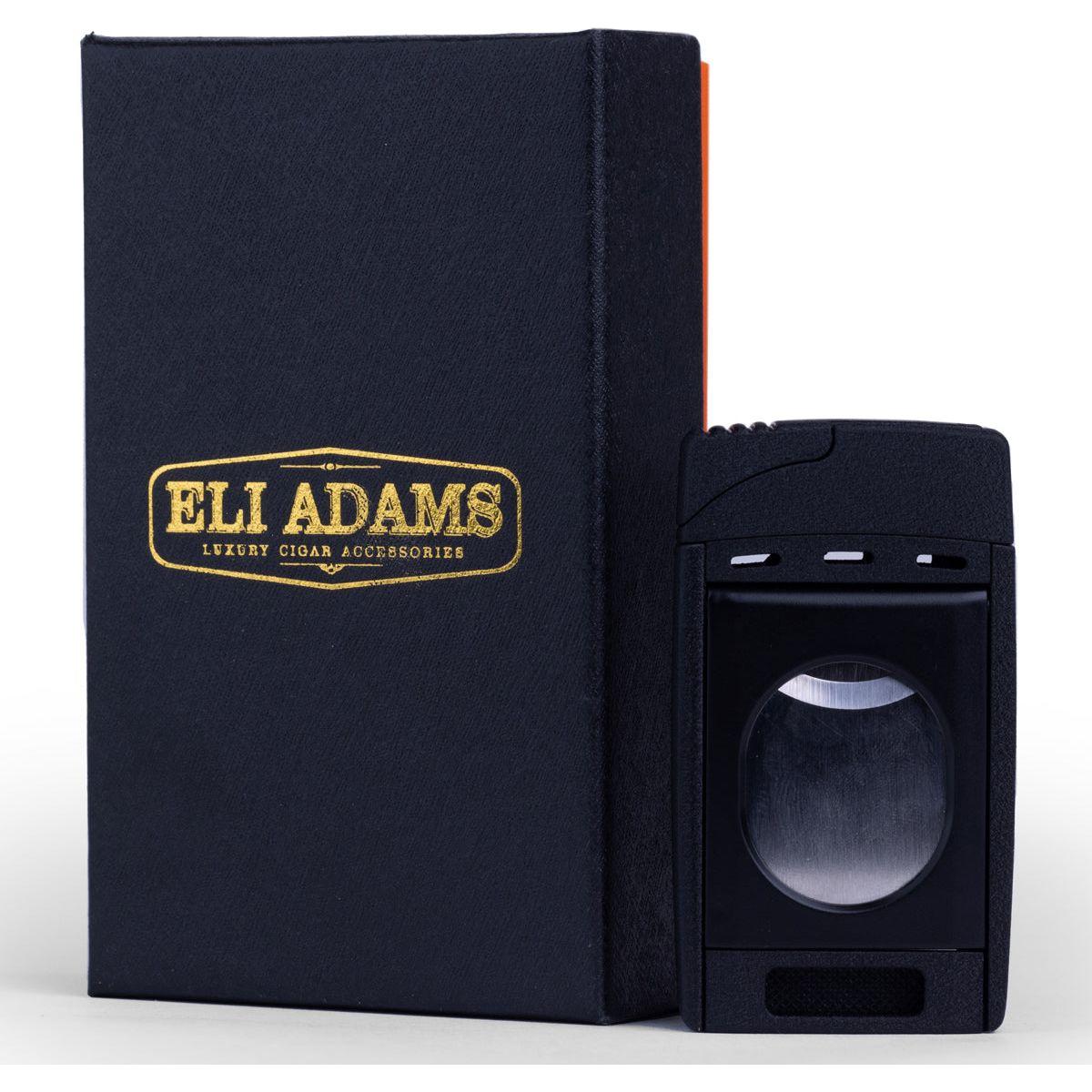 Black Color Dual Jet Torch Lighter with Cutter Combo