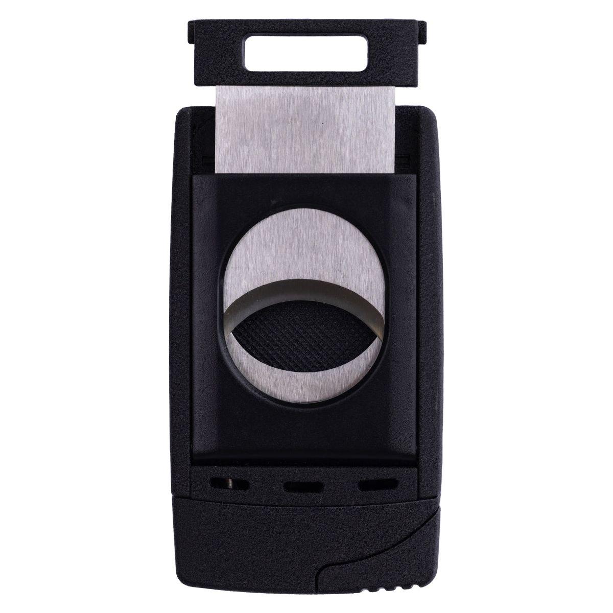 Black Color Dual Jet Torch Lighter with Cutter Combo