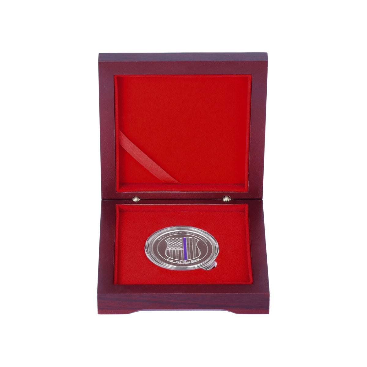 Thin Blue Line 1oz Pure Silver Challenge Coin