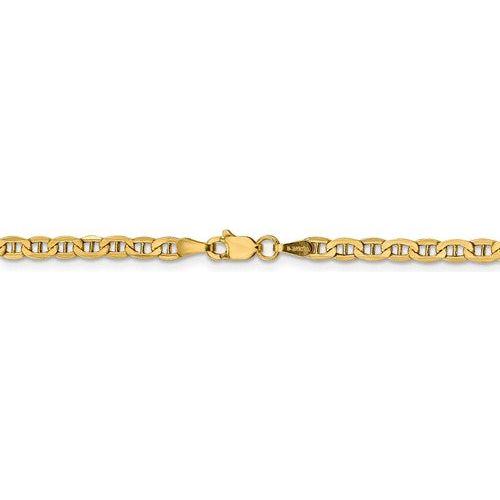 ANKQGBC122-10 14k Yellow Gold 3.20mm Anchor Chain