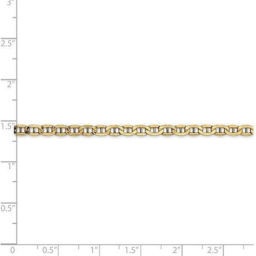 ANKQGBC122-10 14k Yellow Gold 3.20mm Anchor Chain