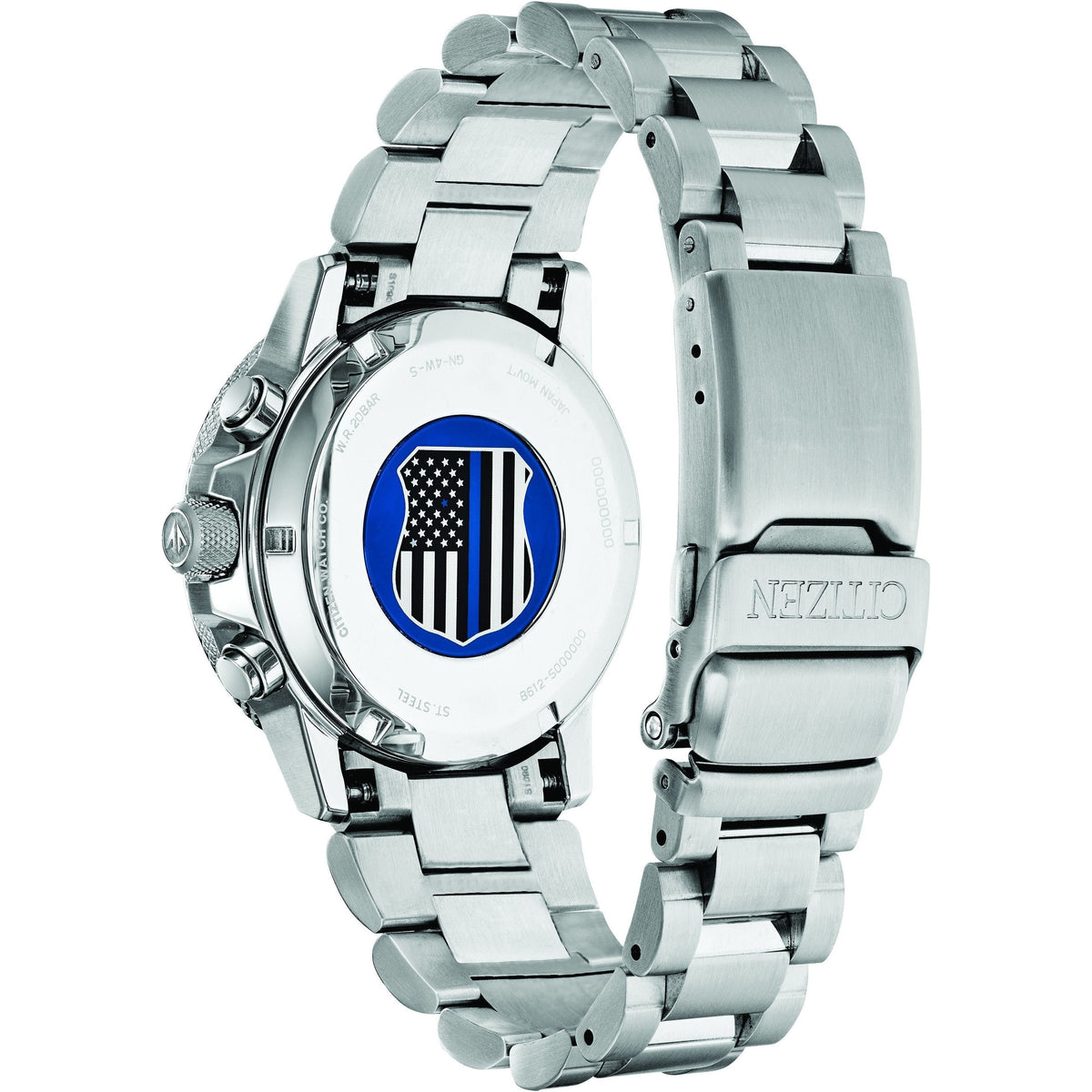 Citizen Men's Thin Blue Line™ Watch Chronograph 200M WR Eco Drive CA0291-59E