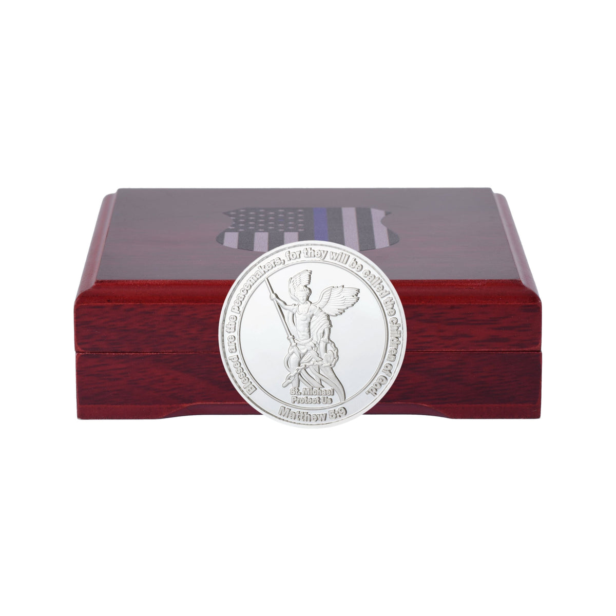 Thin Blue Line 1oz Pure Silver Challenge Coin