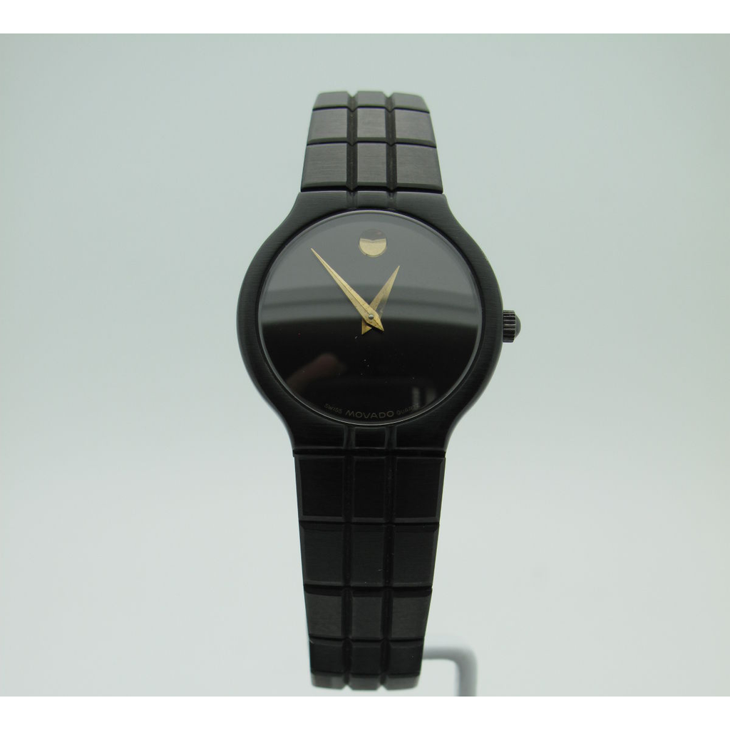 MOVADO ELLIPCA QUART BLACK DIAL Men main image 4
