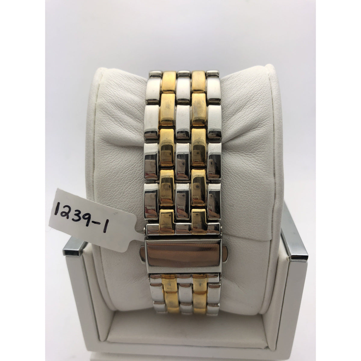 Breda Unisex Silver Dial Two Tone Stainless Steel Watch 1239-1