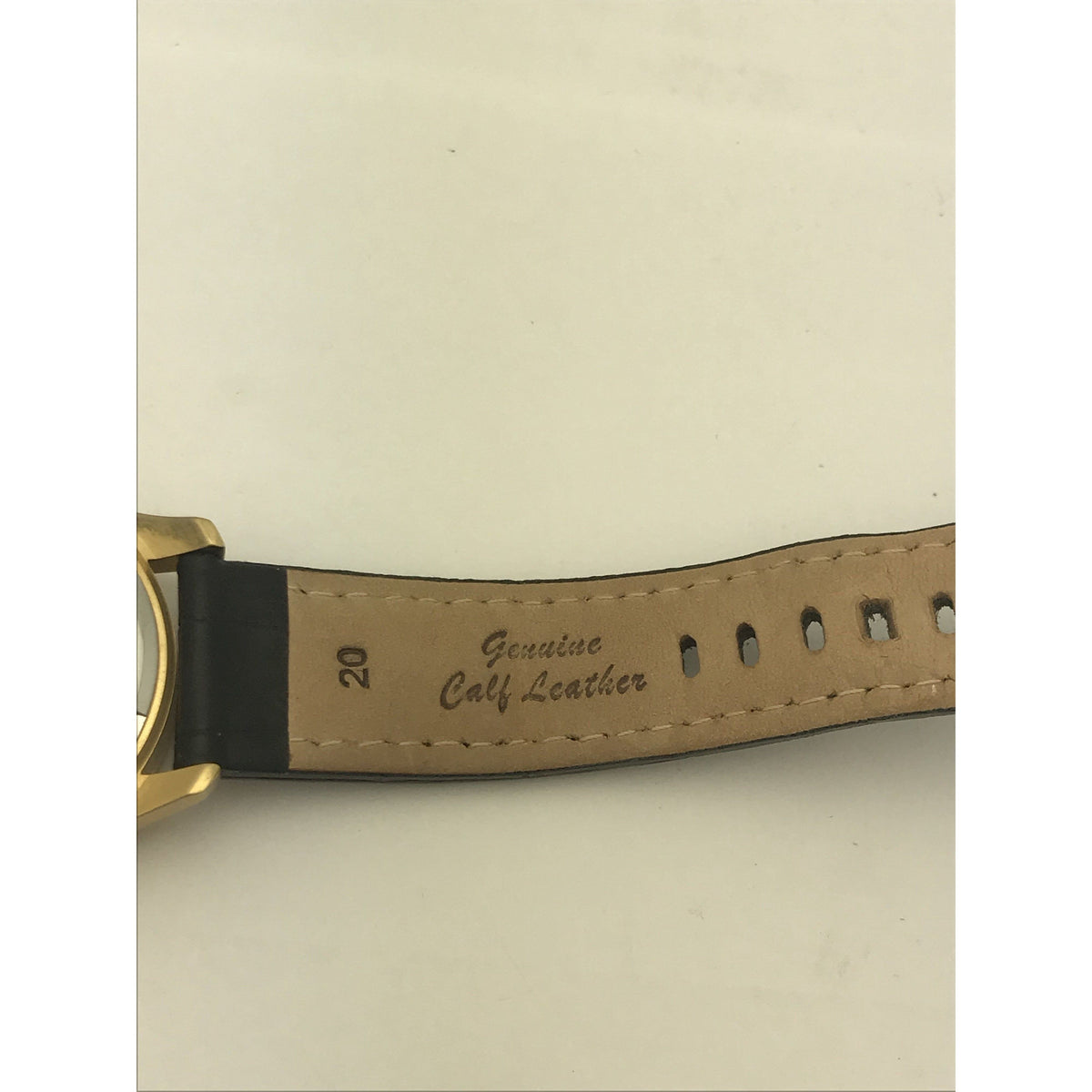 Invicta Angel Ladies Black Dial Black Calf Leather Band Watch 0579