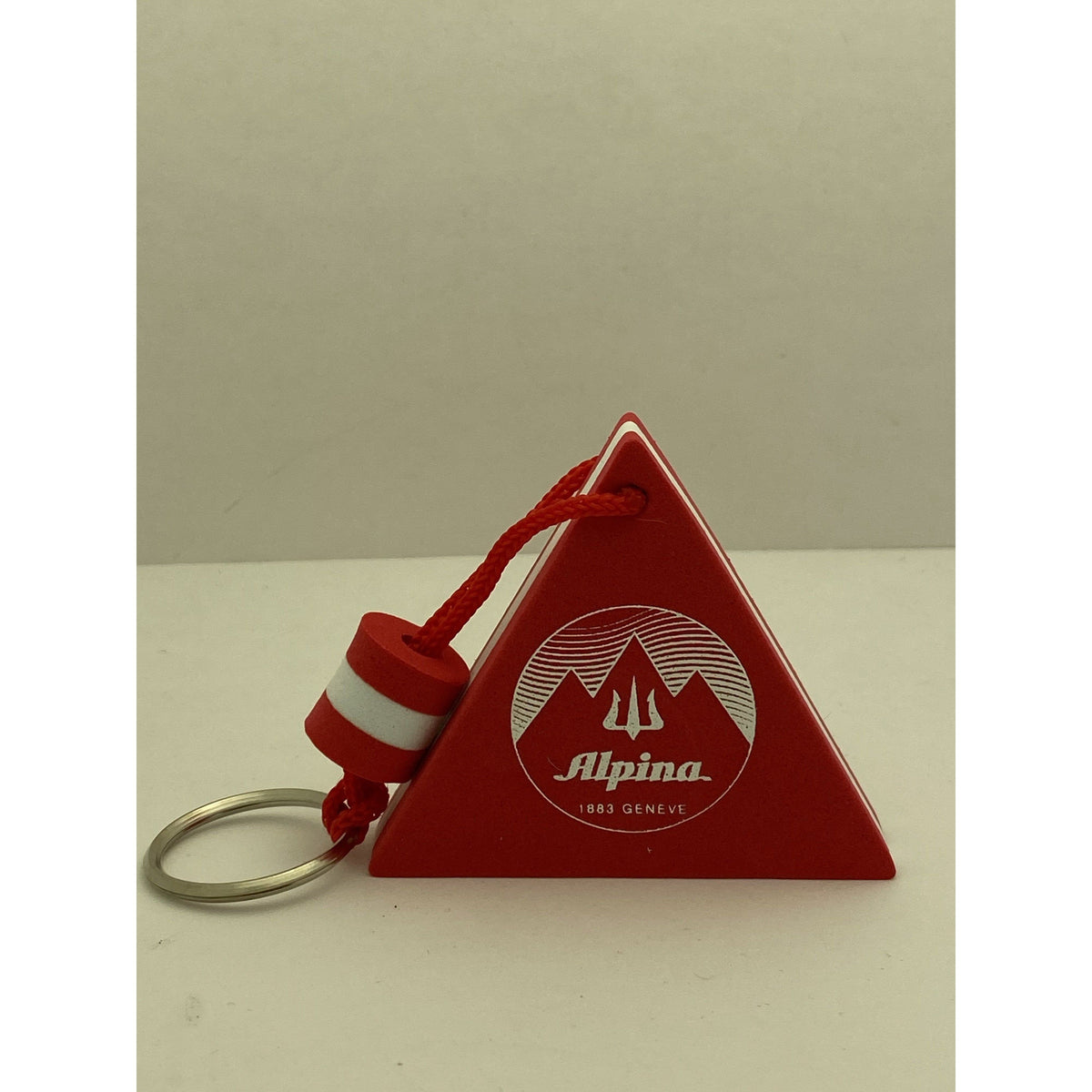 Alpina Red Foam Triangle Keychain