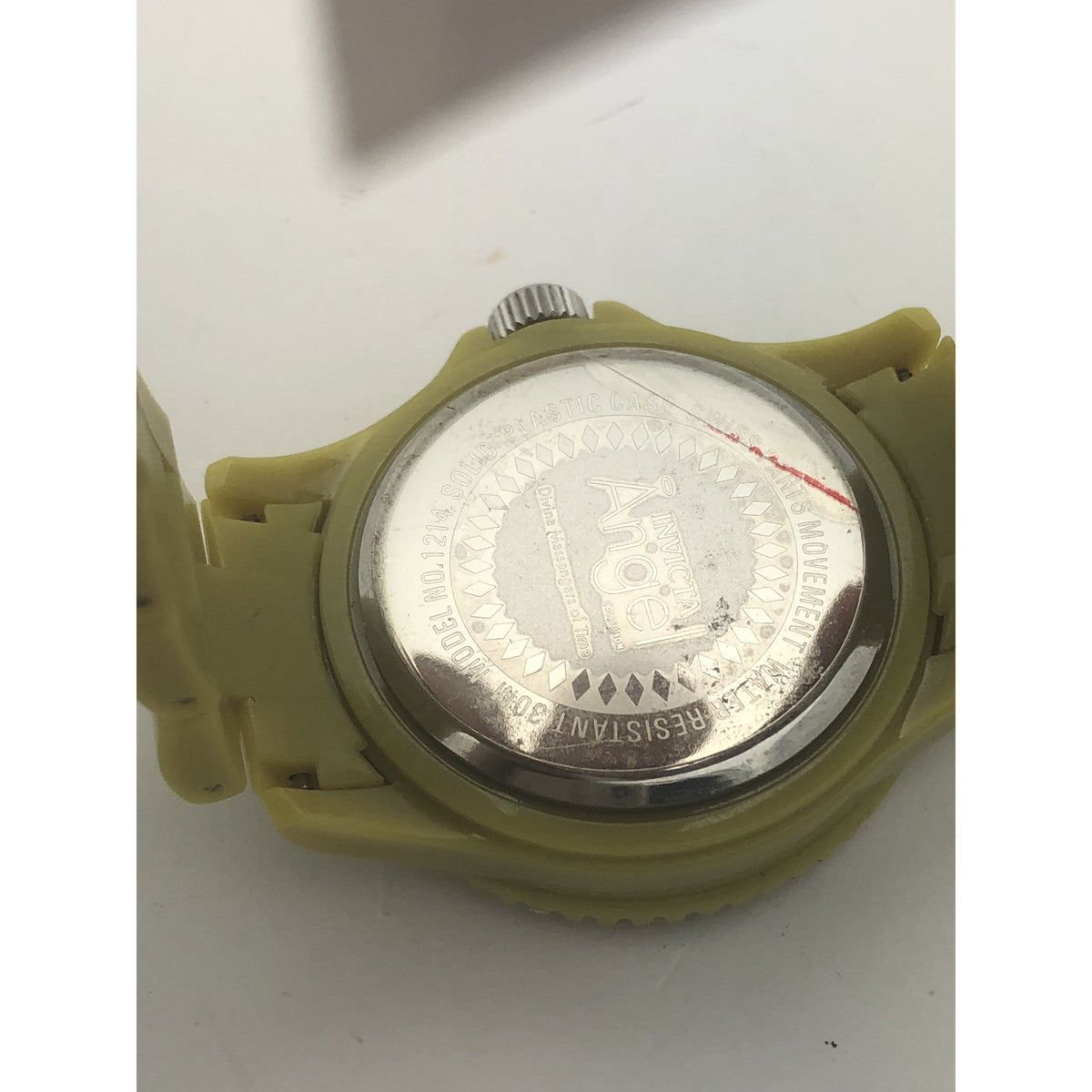 Invicta Ladies Date Indicator White Dial Stainless Steel Case Watch 1214