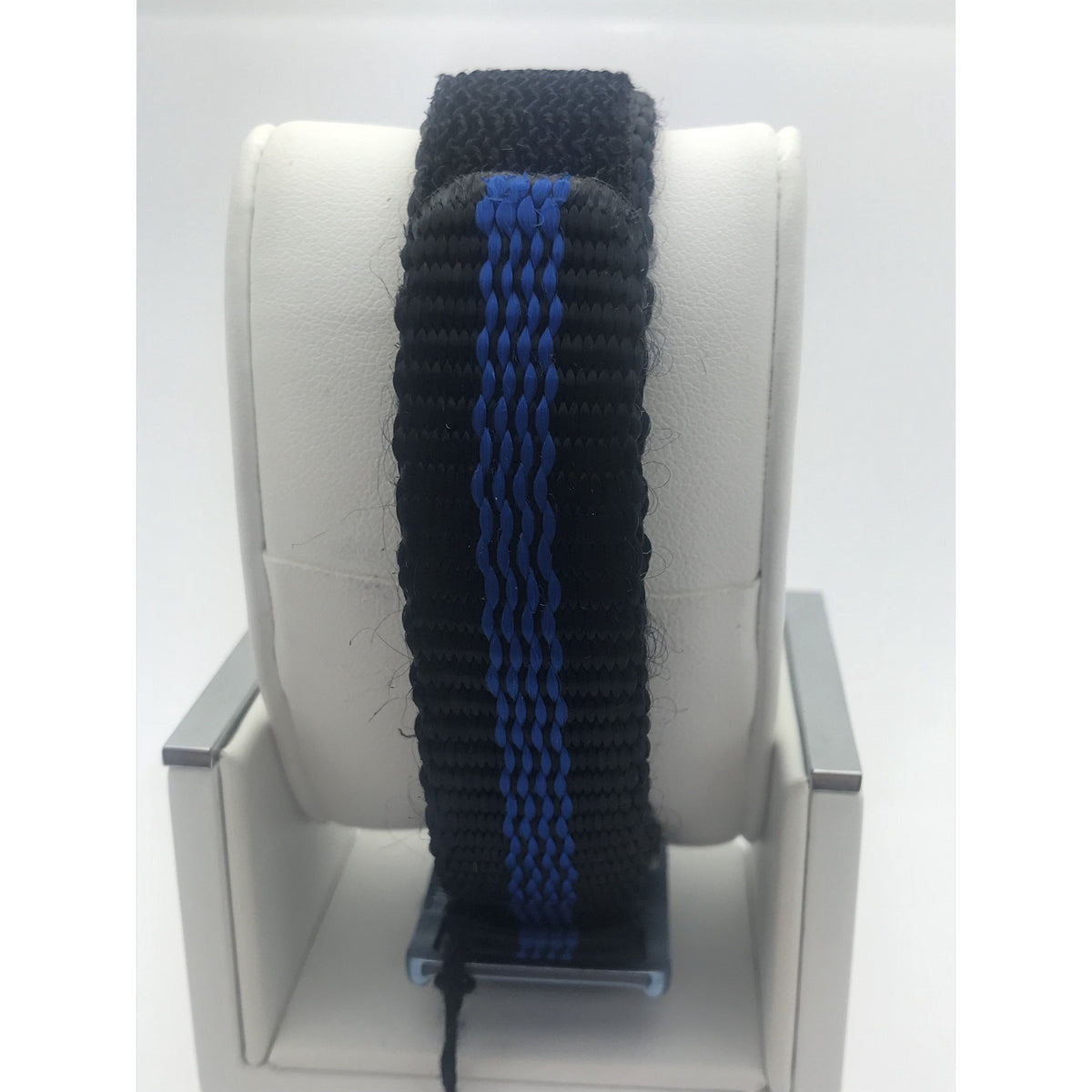 Pulsar Spoon Men's Black & Blue Fabric Velcro Strap Digital Watch PZX015S