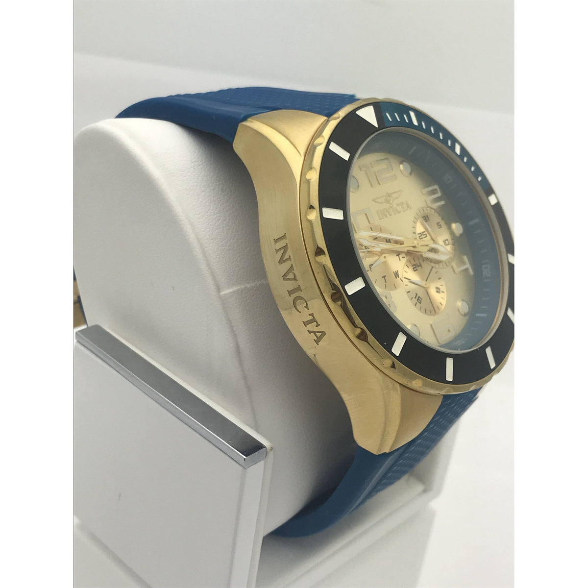 Invicta Pro Diver Masters of the Champagne Dial Blue Strap Watch 18740